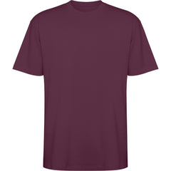 Camiseta Bull CA6560 Unisex Rojo Ciruela personalizable con bordado, serigrafia y DTF | LogoLider