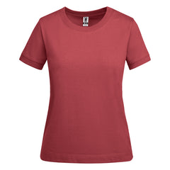 Camiseta Veza Woman CA6563 Mujer Rojo Crisantemo personalizable con bordado, serigrafia y DTF | LogoLider