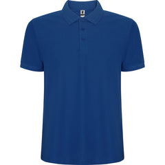 Polo Pegaso Premium PO6609 Hombre Royal personalizable con bordado, serigrafia y DTF | LogoLider