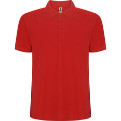 Polo Pegaso Premium PO6609 Hombre Rojo personalizable con bordado, serigrafia y DTF | LogoLider