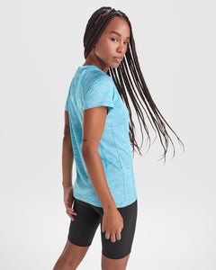 Camiseta Austin Woman CA6649 Mujer Negro Vigore personalizable con bordado, serigrafia y DTF | LogoLider