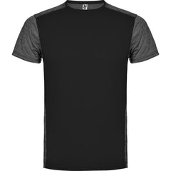 Camiseta Zolder CA6653 Hombre Negro/Negro Vigore personalizable con bordado, serigrafia y DTF | LogoLider