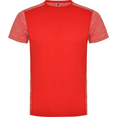 Camiseta Zolder CA6653 Hombre Rojo/Rojo Vigore personalizable con bordado, serigrafia y DTF | LogoLider