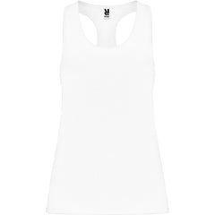 Camiseta Aida CA6656 Mujer Blanco personalizable con bordado, serigrafia y DTF | LogoLider
