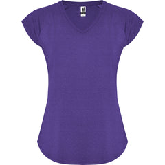 Camiseta Avus CA6658 Mujer Violet Chiné personalizable con bordado, serigrafia y DTF | LogoLider