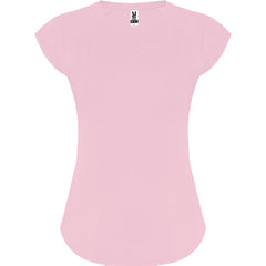Camiseta Avus CA6658 Mujer Rosa Claro personalizable con bordado, serigrafia y DTF | LogoLider