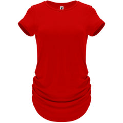 Camiseta Aintree CA6664 Mujer Rojo personalizable con bordado, serigrafia y DTF | LogoLider