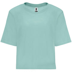 Camiseta Dominica CA6687 Mujer Azul Lavado personalizable con bordado, serigrafia y DTF | LogoLider
