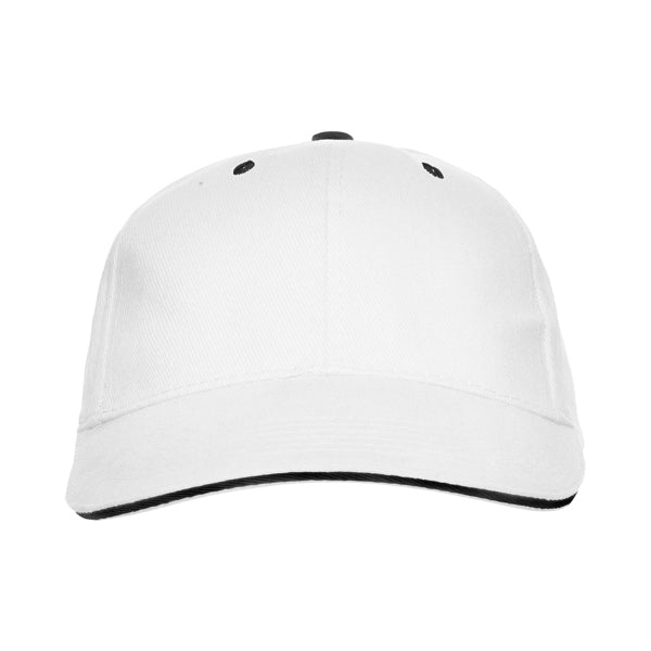 Gorra PANEL GO7008 Blanco personalizable con tu logo | LogoLider