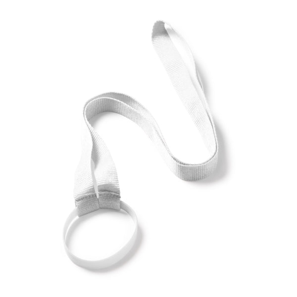 Lanyards ALDAZ LY7047 Blanco personalizable con tu logo | LogoLider