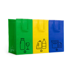 Bolsa VOLGA BO7147 Verde/azul/amarillo personalizable con tu logo | LogoLider
