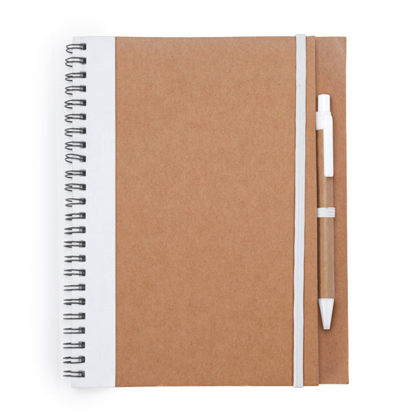 Libreta ALANI NB8073 Blanco personalizable con tu logo | LogoLider