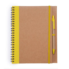 Libreta ALANI NB8073 Amarillo personalizable con tu logo | LogoLider