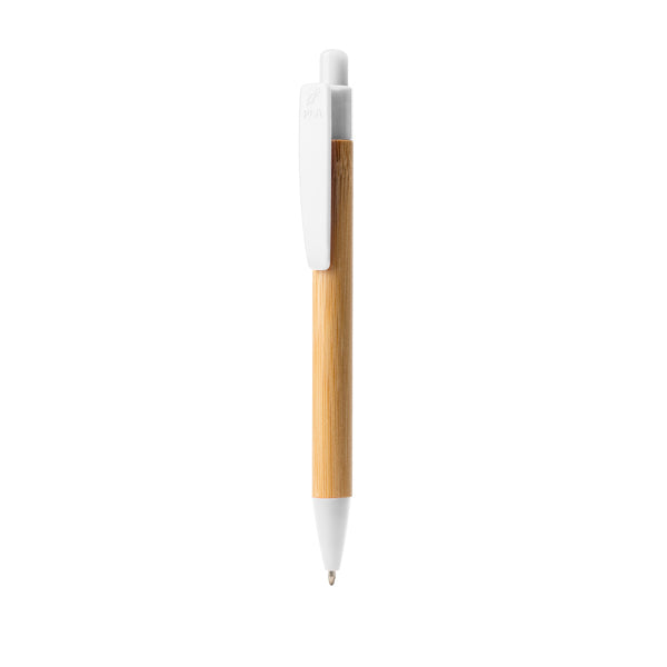 Boligrafo GILDON BL8080 Blanco personalizable con tu logo | LogoLider