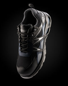 Zapato laboral Kercus ZL8380 Unisex Negro/Marino personalizable con bordado, serigrafia y DTF | LogoLider