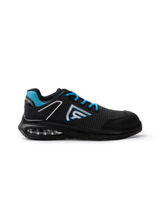 Zapato laboral Noboa ZL8384 Unisex Negro/Royal personalizable con bordado, serigrafia y DTF | LogoLider