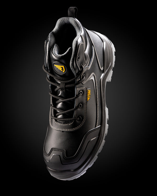 Zapato laboral Iron ZL8389 Unisex Negro/Plomo personalizable con bordado, serigrafia y DTF | LogoLider
