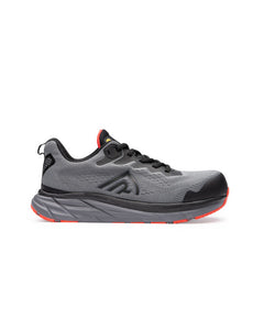 Zapato laboral Onyx ZL8392 Unisex Plomo/Rojo Laboral personalizable con bordado, serigrafia y DTF | LogoLider