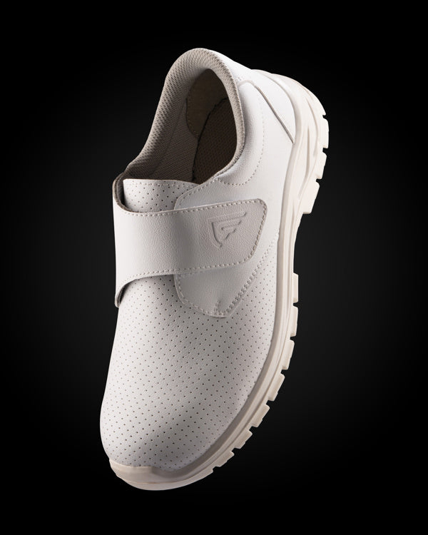 Zapato laboral Opal ZL8393 Unisex Blanco personalizable con bordado, serigrafia y DTF | LogoLider