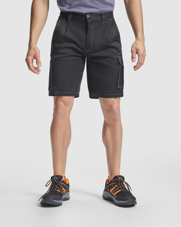 Bermuda Vitara BE8400 Unisex Negro personalizable con bordado, serigrafia y DTF | LogoLider