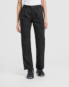 Pantalon Daily Woman Stretch PA8407 Mujer Negro personalizable con bordado, serigrafia y DTF | LogoLider