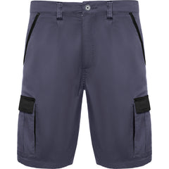 Bermuda Tahoe BE8409 Unisex Plomo/Negro personalizable con bordado, serigrafia y DTF | LogoLider