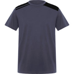 Camiseta Expedition CA8411 Hombre Plomo/Negro personalizable con bordado, serigrafia y DTF | LogoLider