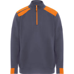 Sudadera Maverick SU8413 Hombre Plomo/Naranja personalizable con bordado, serigrafia y DTF | LogoLider