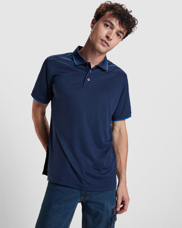 Polo Sian PO8421 Unisex Blanco personalizable con bordado, serigrafia y DTF | LogoLider