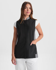 Delantal Aldany DE9105 Mujer Blanco personalizable con bordado, serigrafia y DTF | LogoLider