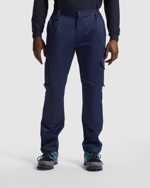 Pantalon Protect PA9108 Hombre Negro personalizable con bordado, serigrafia y DTF | LogoLider