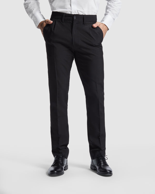 Pantalon Waiter PA9250 Hombre Negro personalizable con bordado, serigrafia y DTF | LogoLider