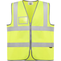 Chaleco Polux CC9311 Unisex Amarillo Fluor personalizable con bordado, serigrafia y DTF | LogoLider